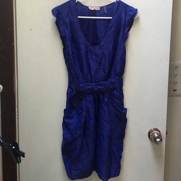Blue Rebecca Taylor Dress with Pockets