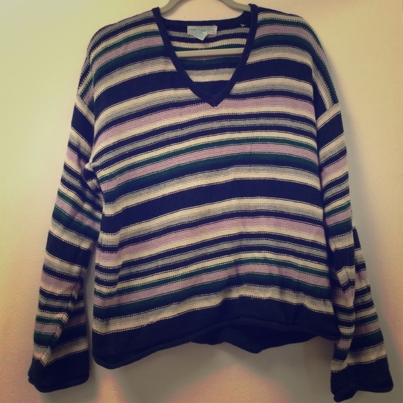 Vintage Knit Stripe Sweater