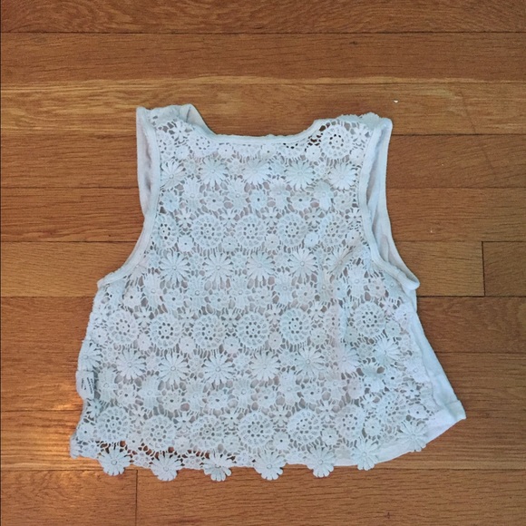 XS White BCNU Cropped Top