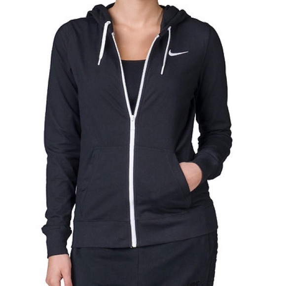 Nike Full Zip Jersey Hoodie