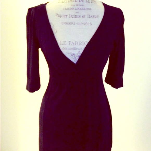 Dark Navy 3/4 Sleeve Top