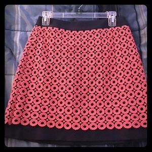 Navy & Coral Skirt **FINAL**