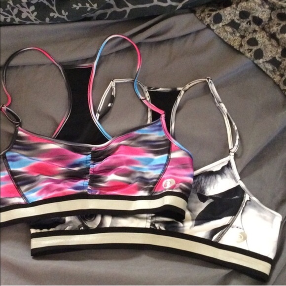 Colorful sport bras