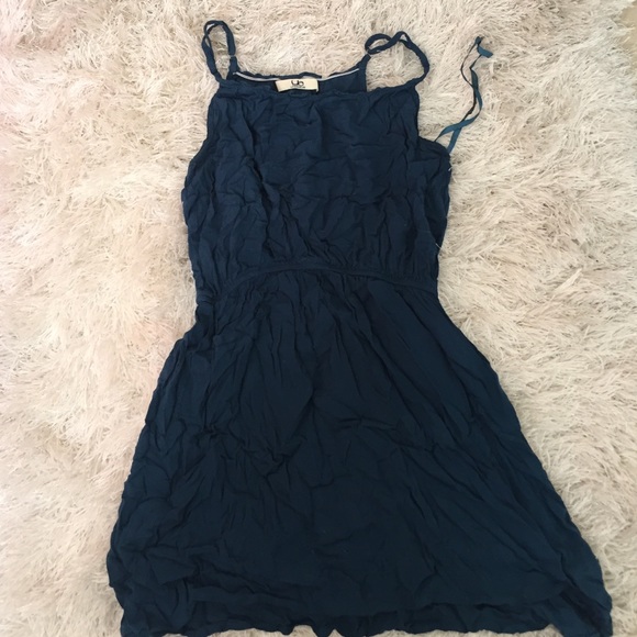 Synched blue dress