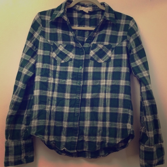 Derek Heart Fitted Flannel Shirt
