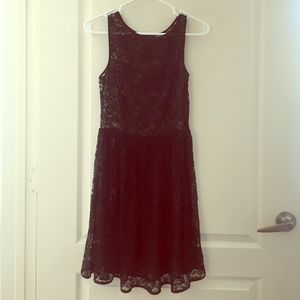 Black Lace American Apparel Baby Doll Dress