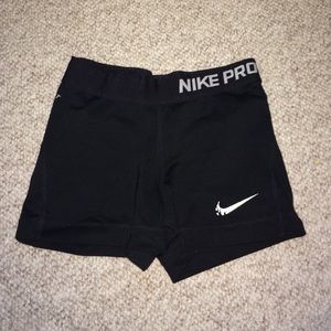 Size XS Nike Pro black spandex