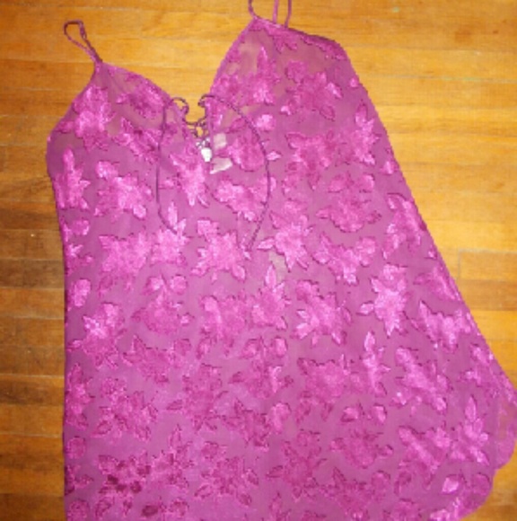 Super Sexy Deep Purple Nightgown Sz M-L