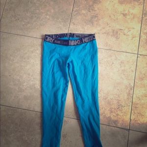 FLAG NOR FAIL teal leggings size M