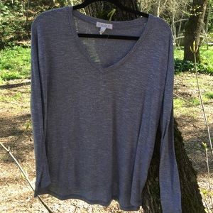 Forever 21 blue long sleeve t shirt