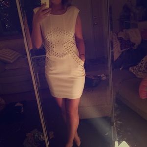 ⭐️HOST PICK⭐️Ark & Co, White studded dress