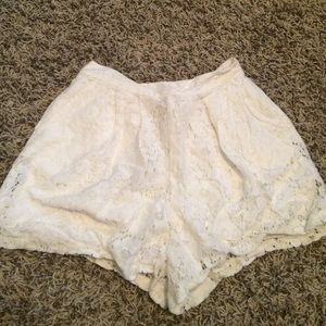 Lace shorts