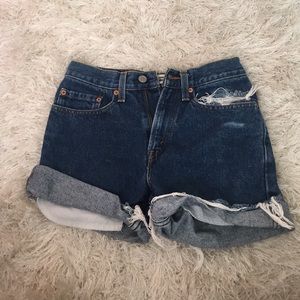 High waisted shorts