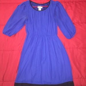 Navy blue dress. Medium