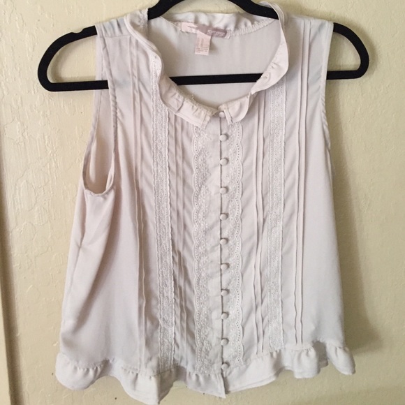 Blouse forever 21 taupe beige size xs