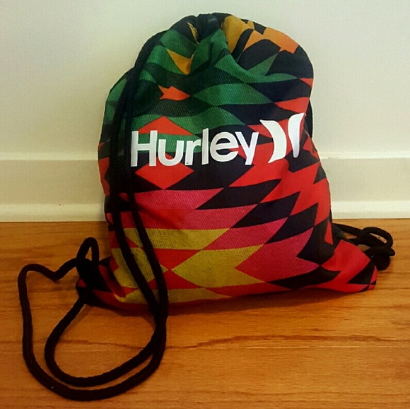 Hurley drawstring gym bag