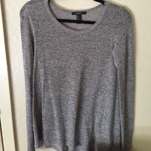 Forever 21 gray sweater top size small