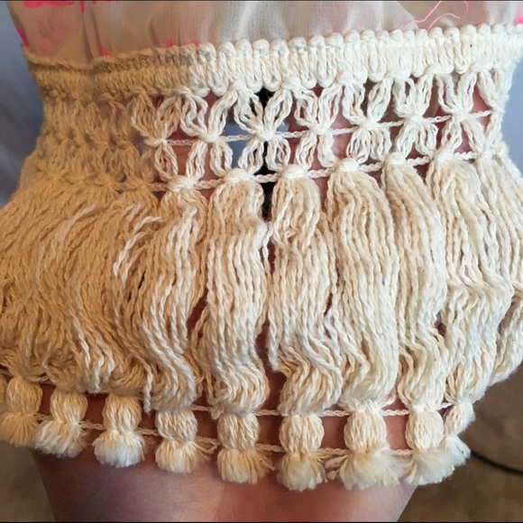 Hot Pink Floral Dress - Picture 4 of 4