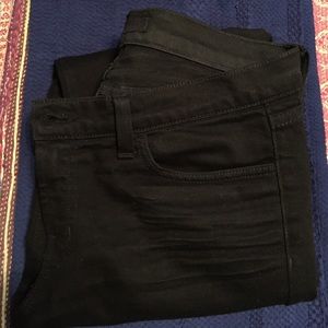 J Brand Black Jeans Skinny leg pencil 28
