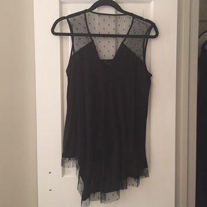 DONATING!! LAST CHANCE black new w/tags Bcbg top