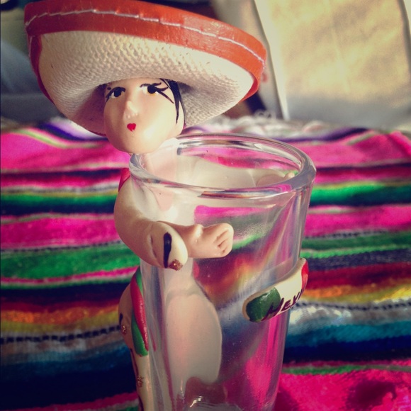 Handmade shot glass from Guadalajara