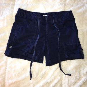 Navy Bermuda Style Shorts