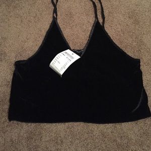 Brandy Melville Kane velvet tank NEVER WORN