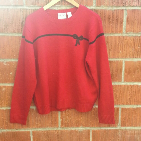Red Liz Claiborne Sweater