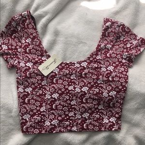 forever 21 crop top shirt