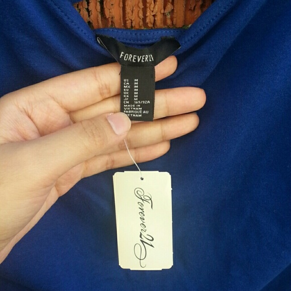 Forever 21 Blue Bodycon Dress - Picture 4 of 4