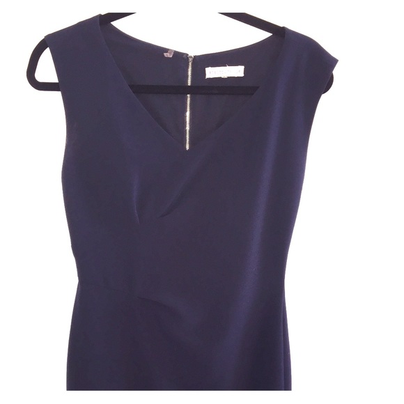 Rebecca Taylor Navy Sheath Dress.