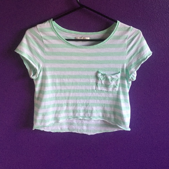 Striped crop top