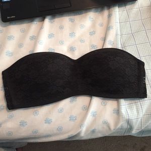 PINK strapless bra size medium