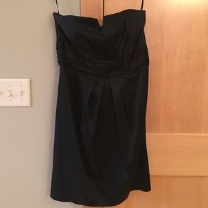 White House Black Market Black strapless dress