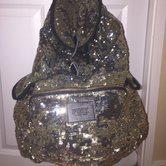 PINK Victoria's Secret Handbags - PINK drawstring sequence bag