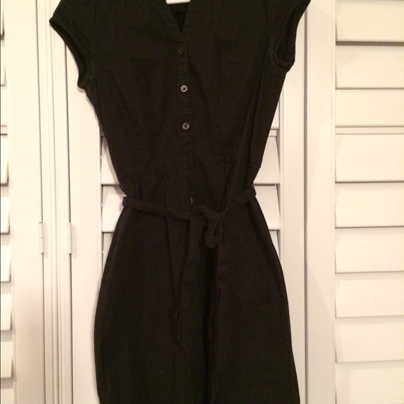 Banana Republic button-up belted cotton shirtdress - Picture 1 of 1