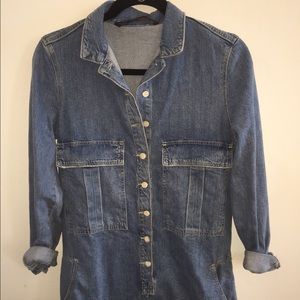 Zara Denim Romper