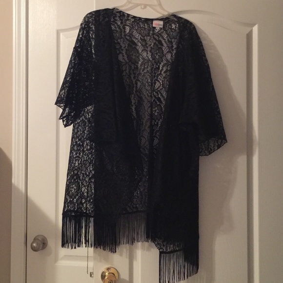 Black Lularoe Kimono.