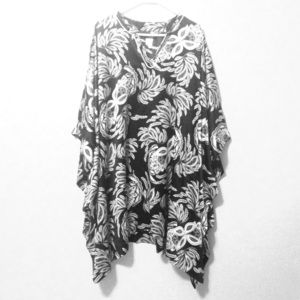 Boho Paisley Print Kimono Tunic. Silky Soft!