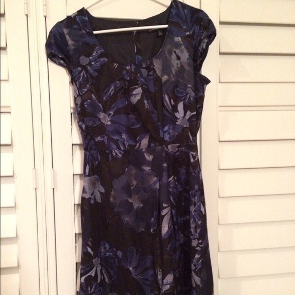 Banana Republic Mad Men Blue Begonia Dress, size 2 - Picture 1 of 1