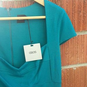 NWT ASOS Teal Dress