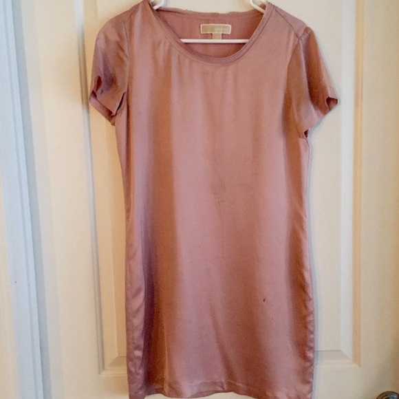 Silk Pink Michael Kors Shift Dress