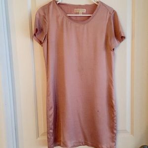 Silk Pink Michael Kors Shift Dress