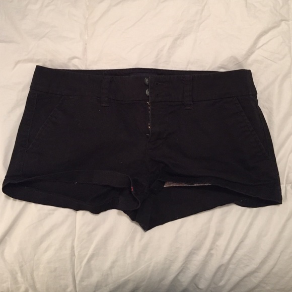 black short shorts