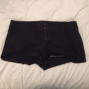 black short shorts