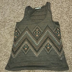 Grey Aztec tank