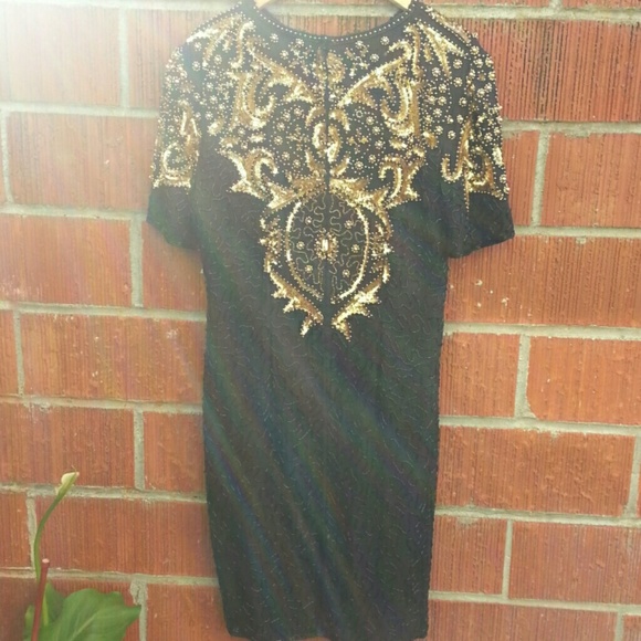Vintage Sequin / Beaded Dress - Picture 3 of 4