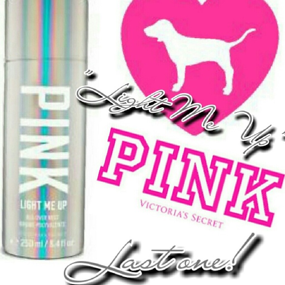 PINK VS LIGHT ME UP ALL OVER BODY MIST NWT!