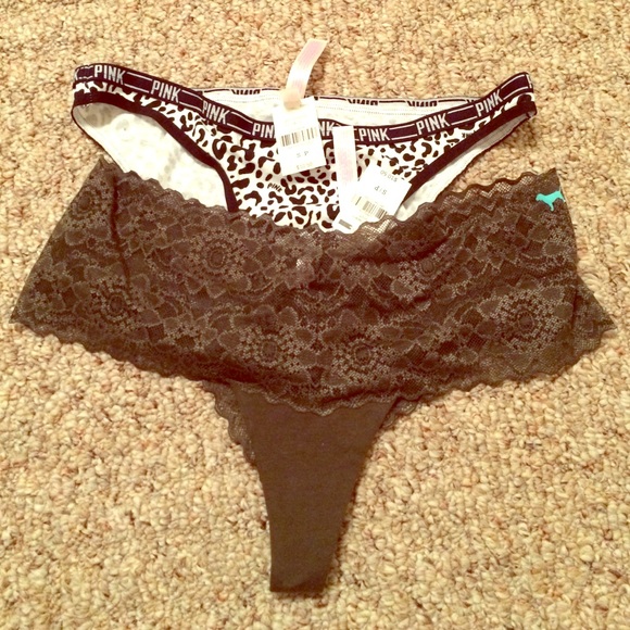 NWT 2 pair VS pink underwear size small