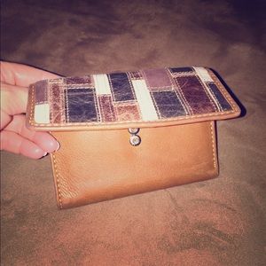 Fossil leather wallet.
